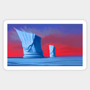 Frozen Landscape Sticker